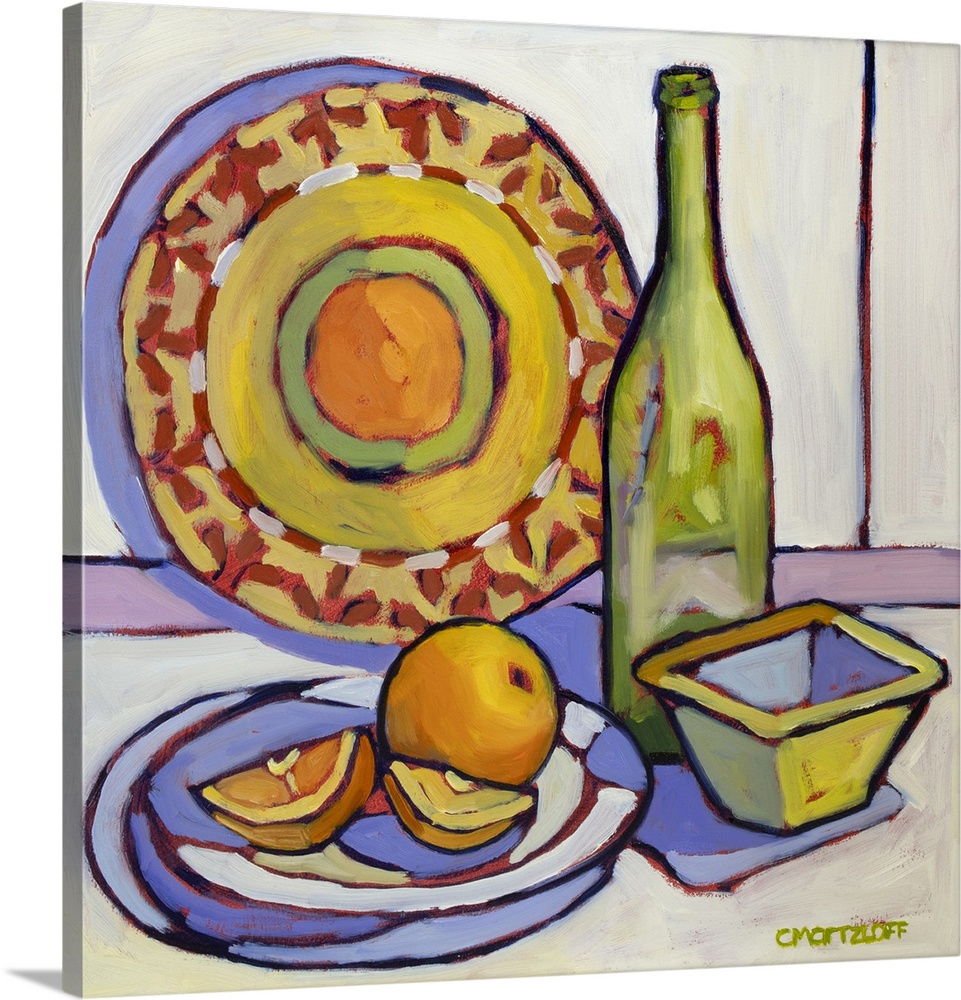 Moroccan inspirations, 2023. (Originally an oil painting.)