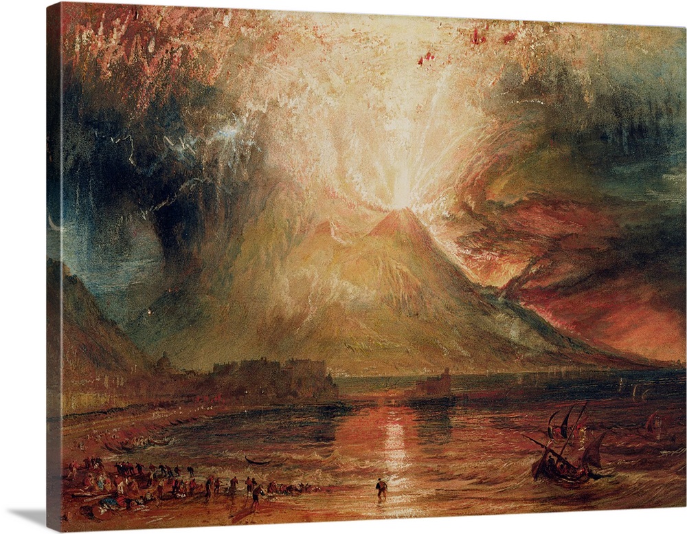 XYC144698 Mount Vesuvius in Eruption, 1817 (w/c on paper)  by Turner, Joseph Mallord William (1775-1851); watercolour on p...