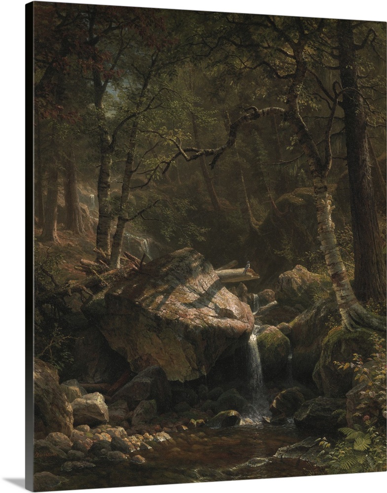 Mountain Brook, 1863, oil on canvas.