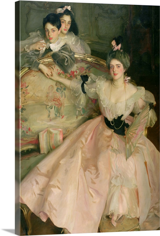 Mrs. Carl Meyer, later Lady Meyer, and her two Children, 1896; by Sargent, John Singer (1856-1925); oil on canvas; 201.4x1...