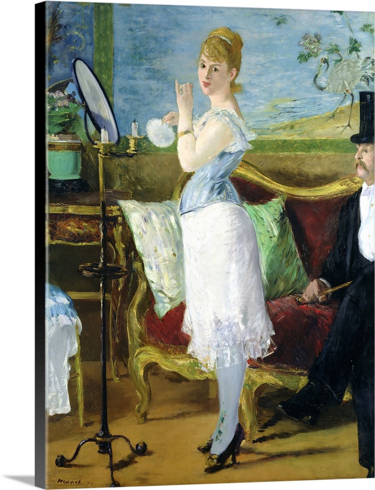 Nana, 1877 (originally oil on canvas) by Manet, Edouard (1832-83)