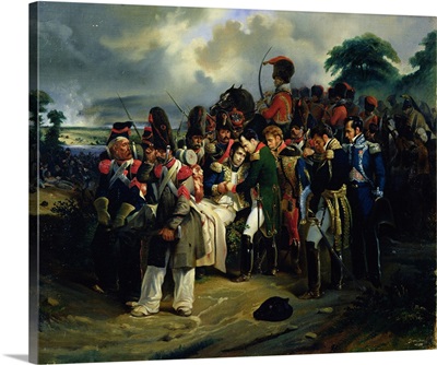Napoleon bidding farewell to Marshal Jean Lannes, 1858