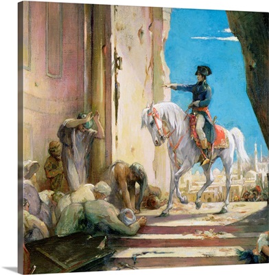 Napoleon Bonaparte (1769 1821) in the Grand Mosque at Cairo  (detail of 26200)
