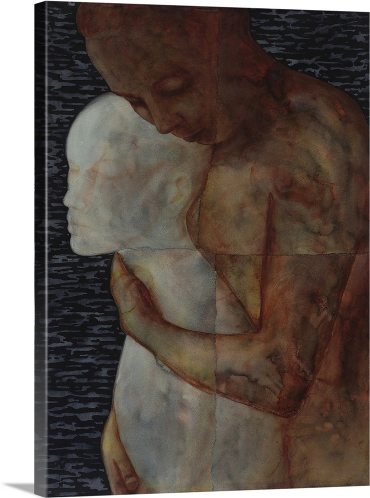 Originally watercolor on paper.