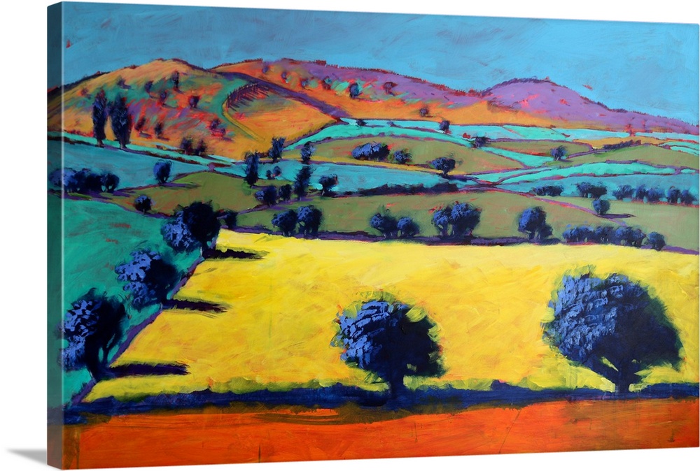 North hill, 2024. (Originally acrylic on board.)