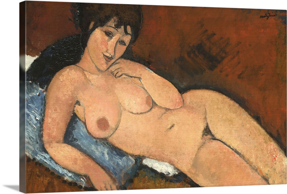 Nude on a Blue Cushion, 1917