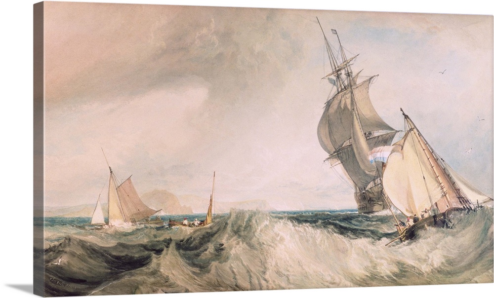 HAG41679 Credit: Off St. Albans Head by Joseph Mallord William Turner (1775-1851)Harrogate Museums and Arts, North Yorkshi...