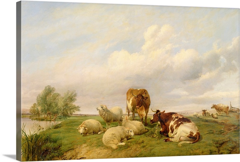 On Canterbury Meadows, 1861 Great Big Canvas