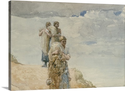 On The Cliff, Cullercoats, C1881-82