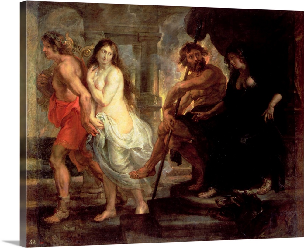 XIR61815 Orpheus and Eurydice (oil on canvas)  by Rubens, Peter Paul (1577-1640); 194x245 cm; Prado, Madrid, Spain; Giraud...