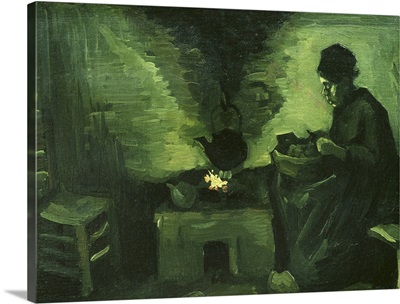 Peasant Woman by the Hearth, c.1885