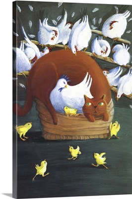 Periwinkle Hen, 1996