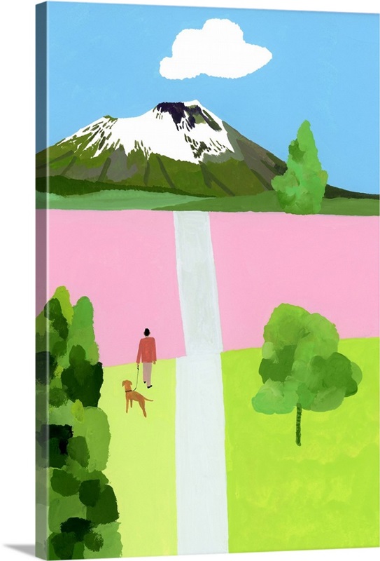 Pink Hill Wall Art, Canvas Prints, Framed Prints, Wall Peels Great