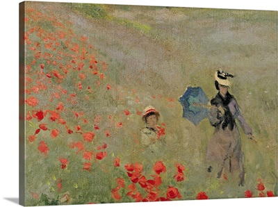 Poppies at Argenteuil, detail, 1873