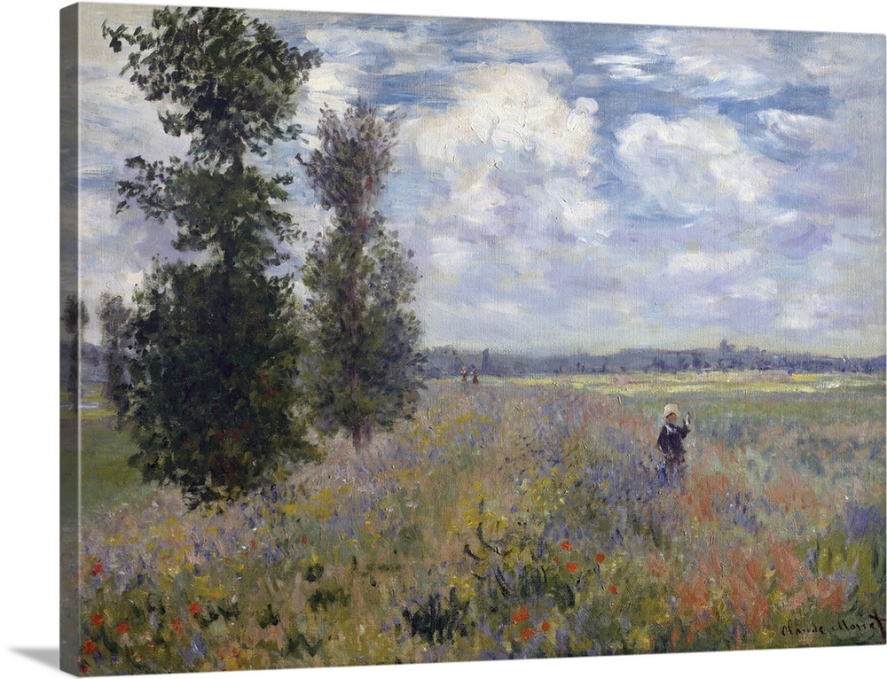 Poppy Fields Near Argenteuil, 1875