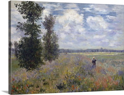 Poppy Fields Near Argenteuil, 1875