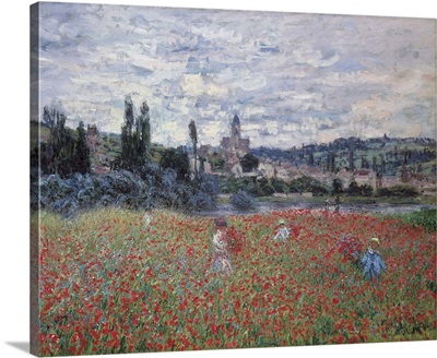 Poppy Fields Near Vetheuil, 1879