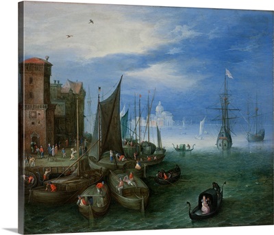 Port Scene In Venice