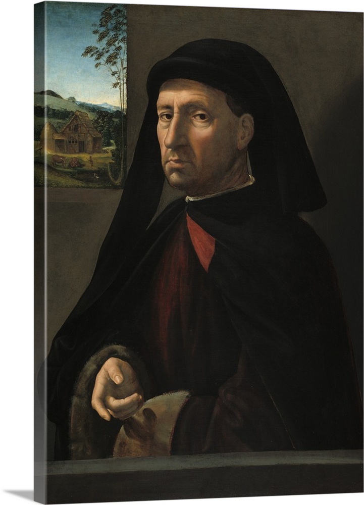 Portrait of a Gentleman, c.1505, oil, probably with some tempera, on panel; transferred to canvas.