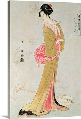 Portrait of a Japanese Woman by Yeishi