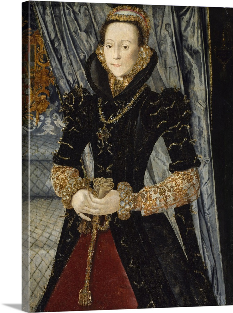 Portrait of a Lady of the Wentworth Family, Probably Jane Cheyne, 1563, oil on panel.