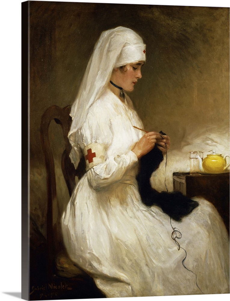 Portrait of a Nurse from the Red Cross