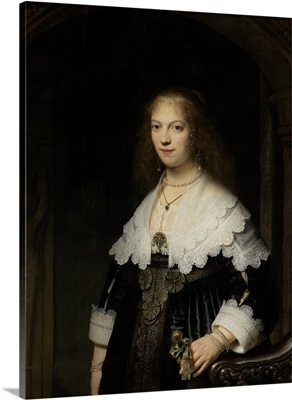 Portrait of a Woman, possibly Maria Trip, 1639