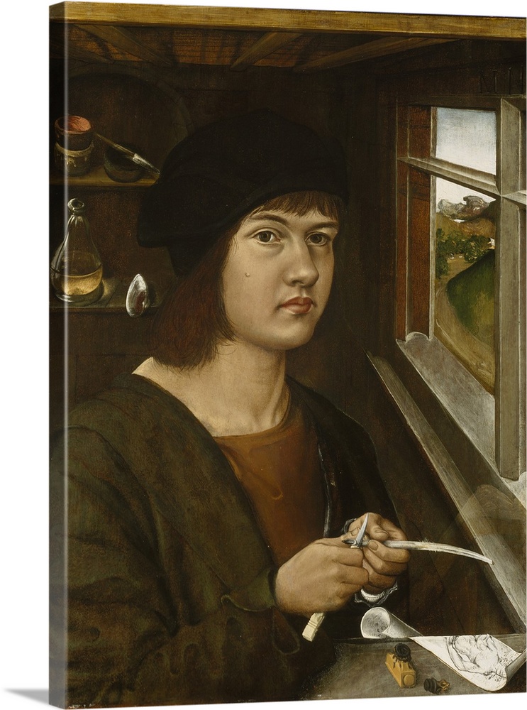 Portrait of a Young Artist, c.1500, oil on panel.