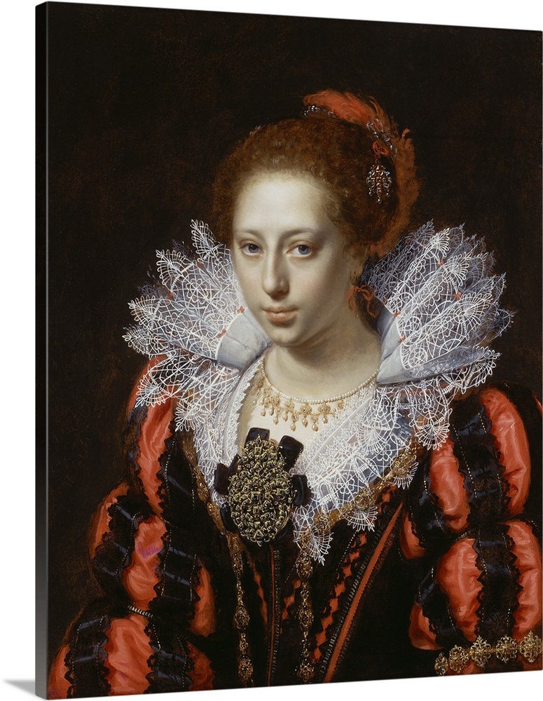Portrait of a Young Lady, c.1620, oil on panel.