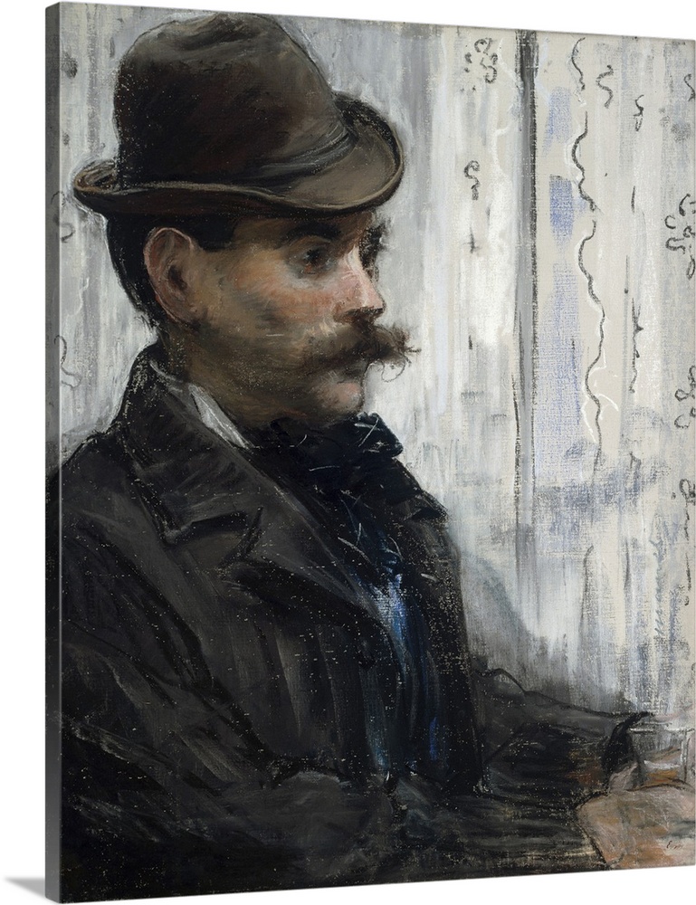 Portrait of Alphonse Maureau, c.1880, pastel and gouache on canvas.