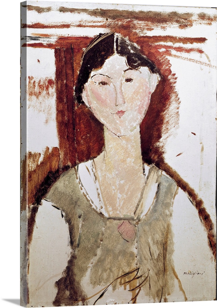 Portrait of Beatrice Hastings. Painting by Amedeo Modigliani (1884-1920), 1915.