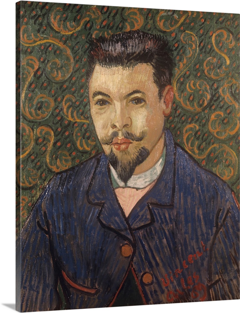 Portrait of Dr. Felix Rey, 1889 (originally oil on canvas) by Gogh, Vincent van (1853-90)