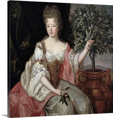 Portrait of Francoise Marie de Bourbon (1677-1749) Duchess of Orleans