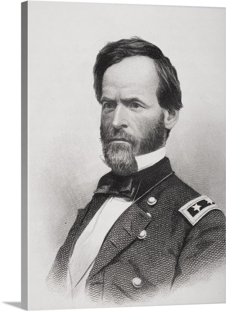 Portrait of General William Tecumseh Sherman (1820-91)