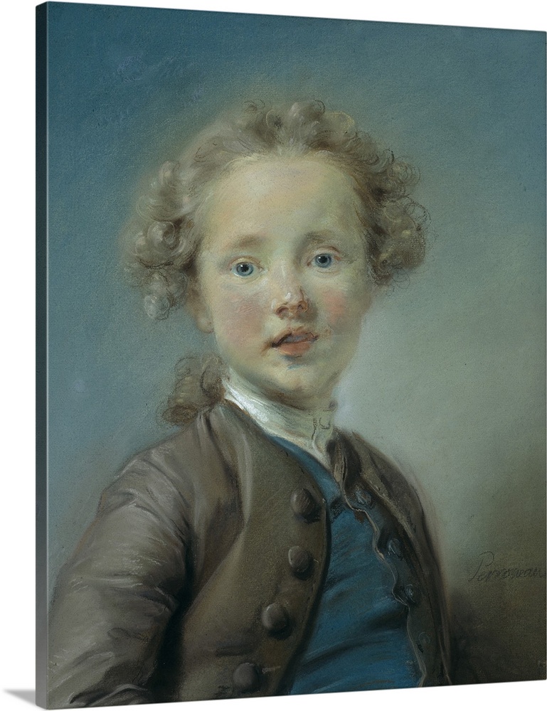 Portrait of Jean-Baptiste Antoine Le Moyne, 1747, pastel on paper.