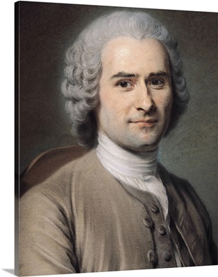 Portrait of Jean Jacques Rousseau (1712-78)