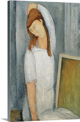 Portrait Of Jeanne Hebuterne (1898-1920) With Her Left Arm Behind Her Head