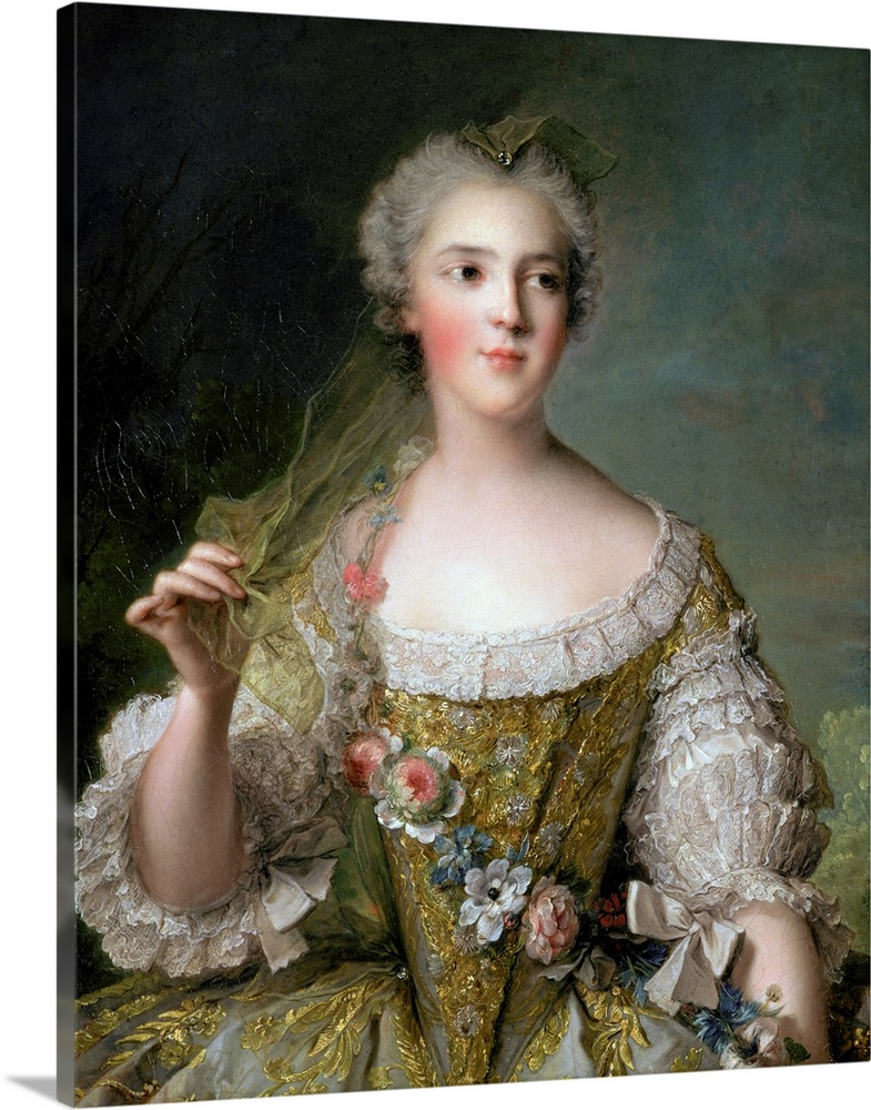 XIR71490 Portrait of Madame Sophie (1734-82), daughter of Louis XV, at Fontevrault, 1748 (oil on canvas)  by Nattier, Jean...