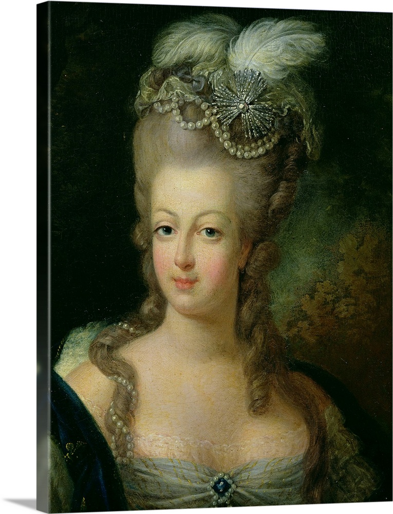 Portrait of Marie Antoinette de Habsbourg Lorraine (1755 93) Wall Art,  Canvas Prints, Framed Prints, Wall Peels