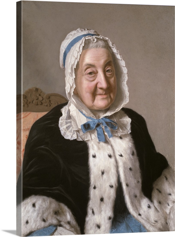 Portrait of Marthe Marie Tronchin, 1758-61, pastel on vellum.
