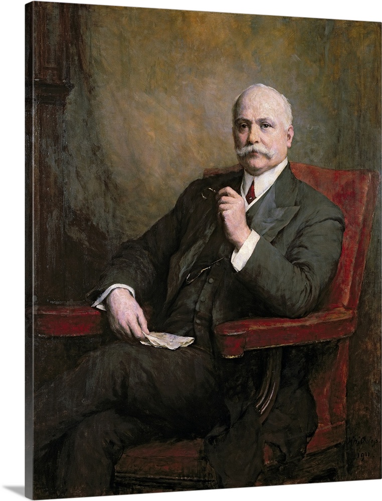 XCF267493 Portrait of Sir Edward Hopkinson Holden (1848-1919) First Baronet 1911 (oil on canvas)  by Ouless, Walter Willia...