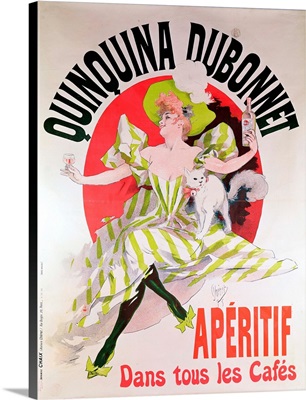 Poster advertising Quinquina Dubonnet aperitif, 1895