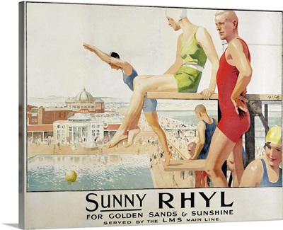 Poster advertising Sunny Rhyl