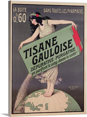 Poster advertising Tisane Gauloise, printed by Chaix, Paris, c.1900