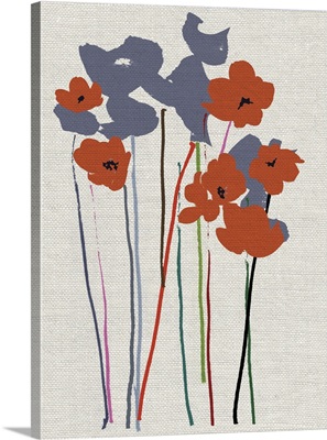 Printed Poppies