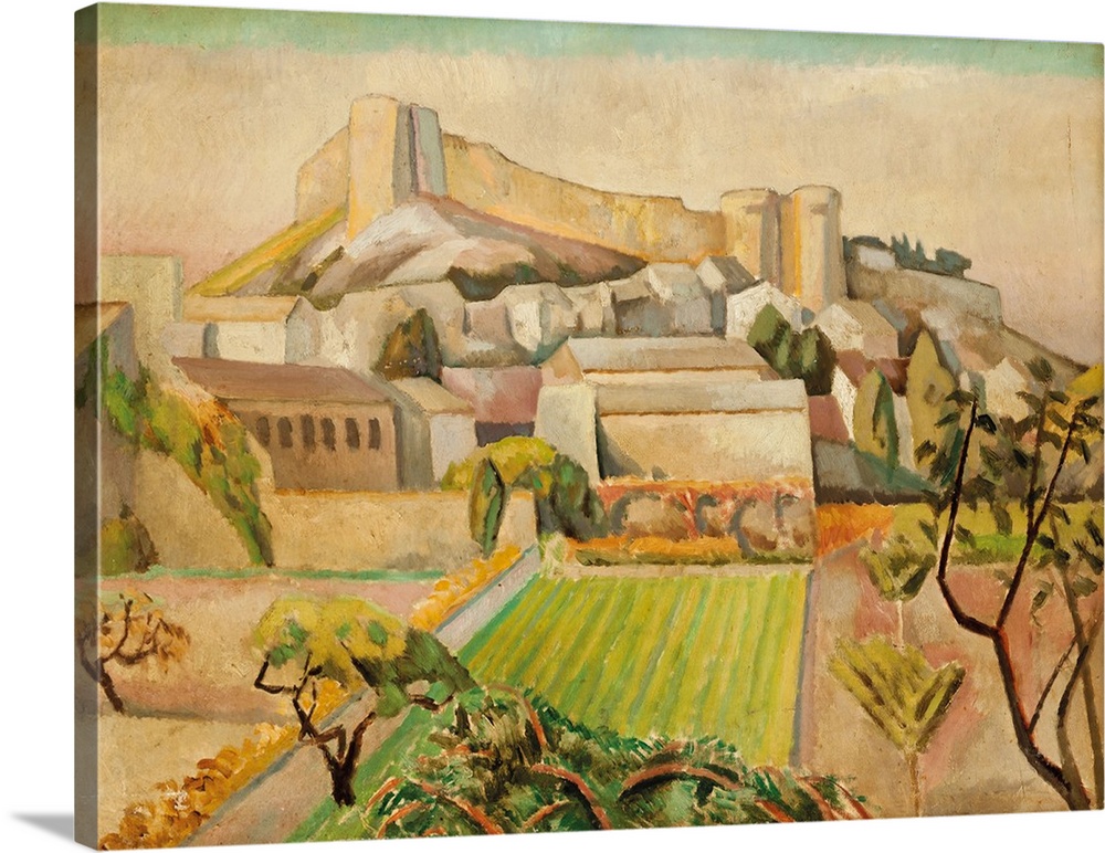 Provencal landscape (oil on canvas)