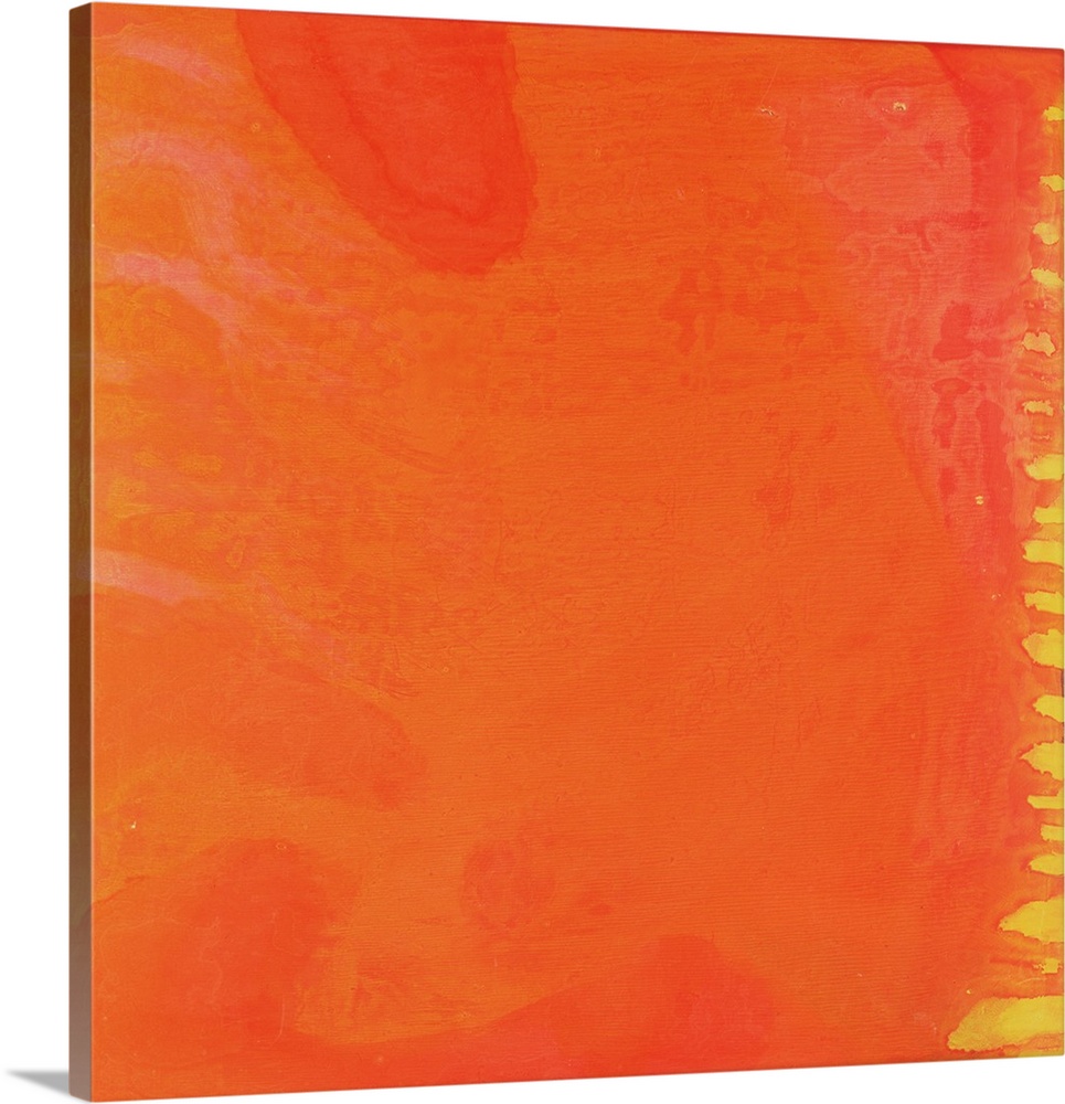 Rabbit Orange, 1997, originally oil and glaze on gesso board.