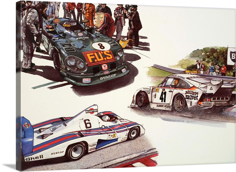Porche 926 and Porche 935 at the Le Mans and Grand Prix.