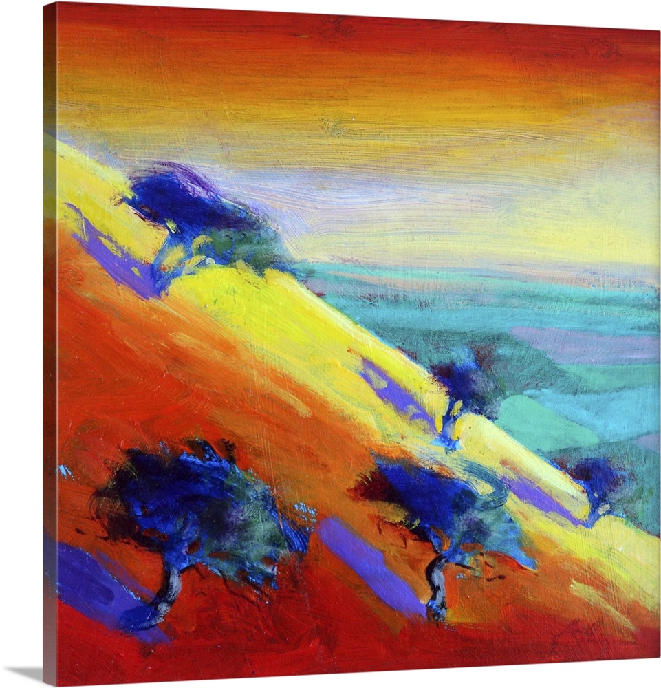 Ragged stone, 2024. (Originally acrylic on board.)