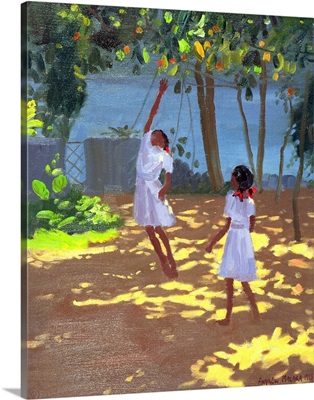 Reaching for Oranges, Bentota, Sri Lanka, 1998